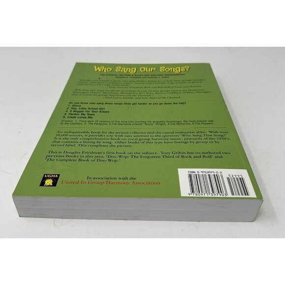 WHO SANG OUR SONGS? Official Rhythm & Blues & Doo Wop Songography Friedman Signe - Picture 7 of 12